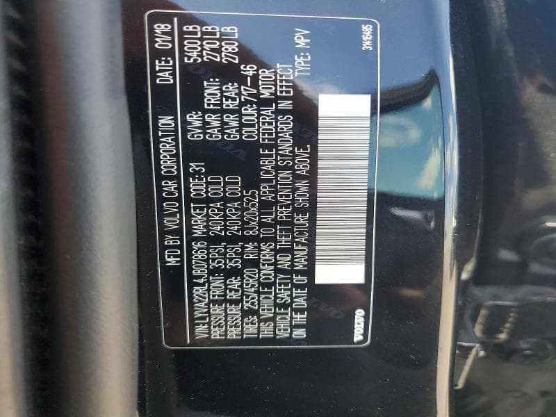 2018 VOLVO XC60 T6 13