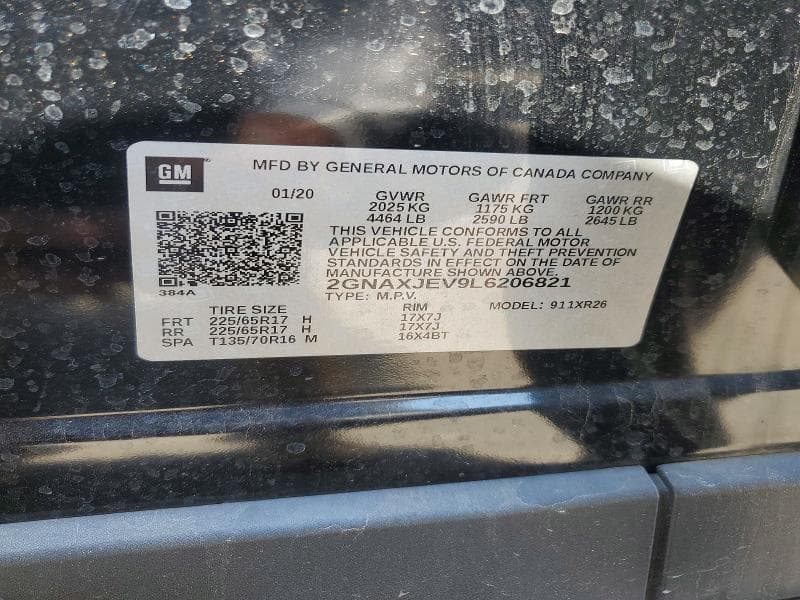 2020 CHEVROLET EQUINOX LT 13