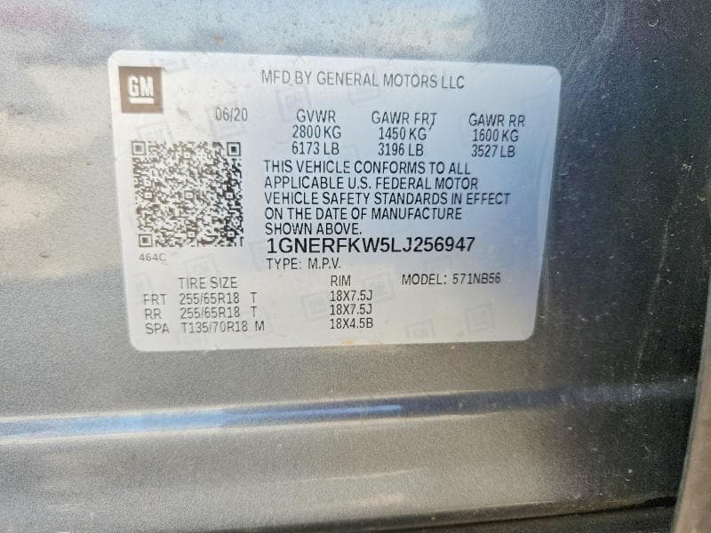 2020 CHEVROLET TRAVERSE LS 14