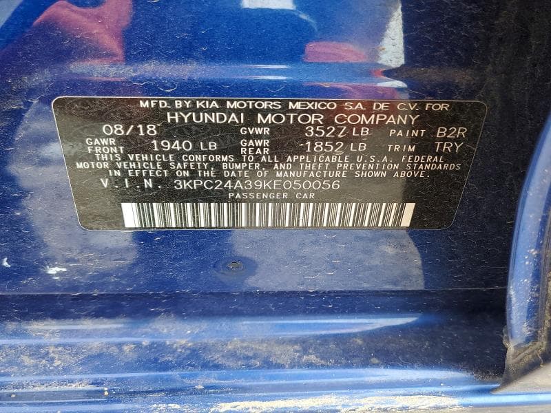 2019 HYUNDAI ACCENT 12