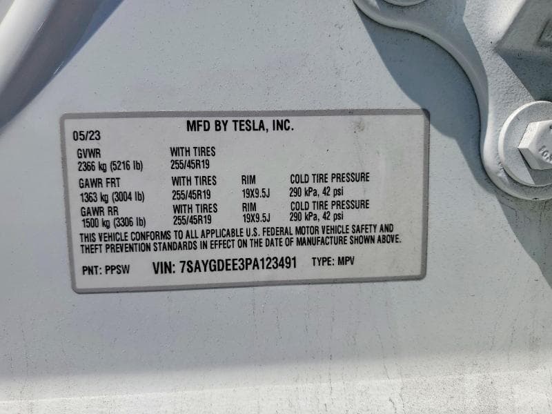2023 TESLA MODEL Y 12