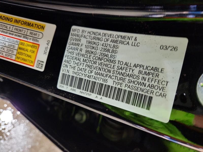 2026 HONDA ACCORD SE 12
