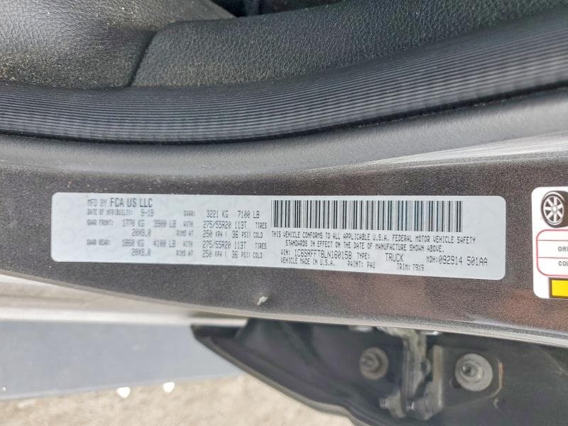 2020 RAM 1500 BIG HORN LONESTAR 12