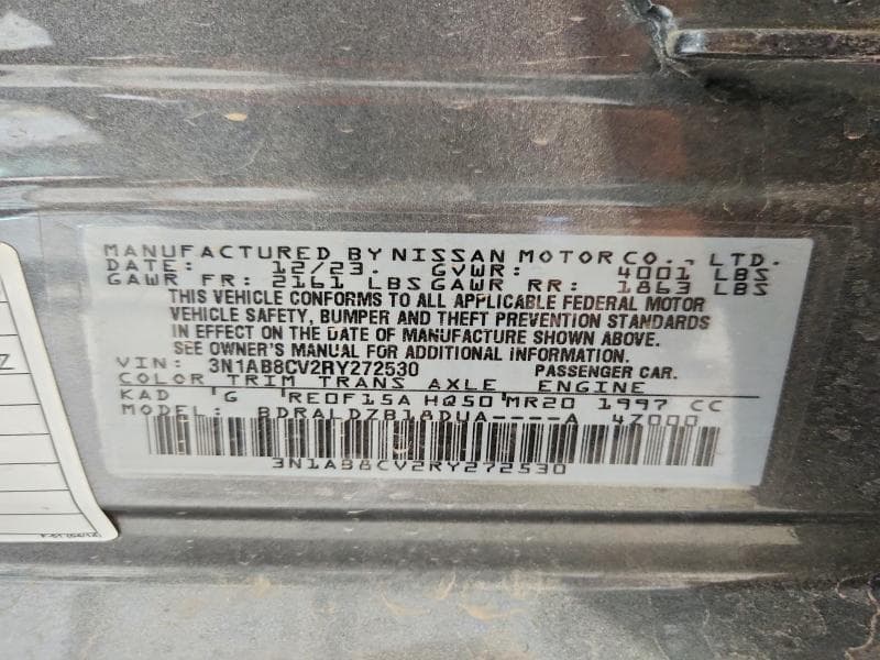 2024 NISSAN SENTRA SV 13