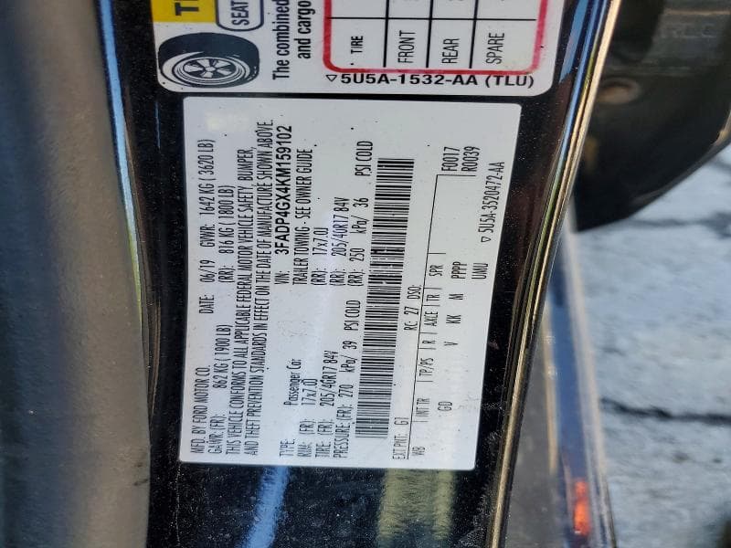 2019 FORD FIESTA ST 13