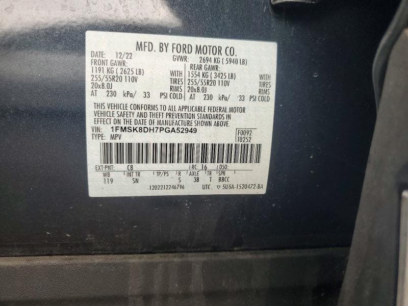 2023 FORD EXPLORER XLT 13
