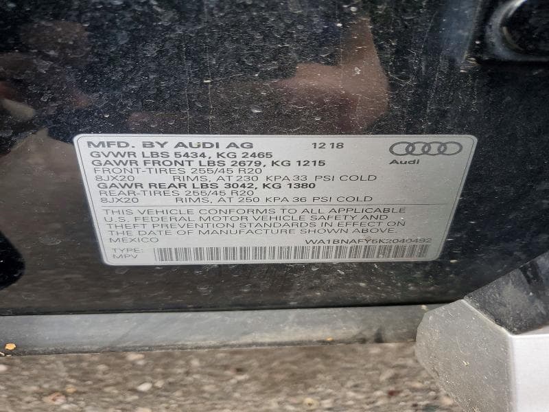 2019 AUDI Q5 PREMIUM PLUS 13