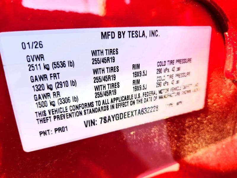 2026 TESLA MODEL Y 14