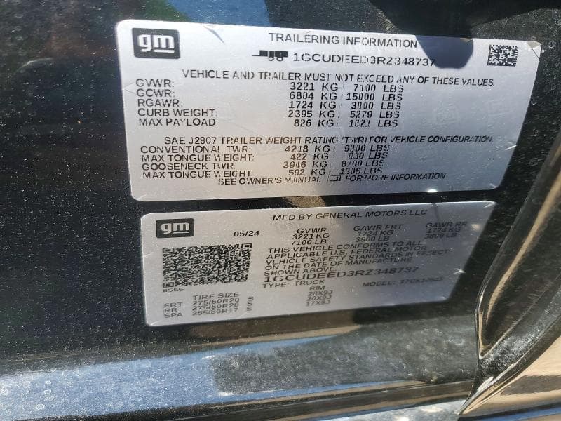 2024 CHEVROLET SILVERADO K1500 RST 12