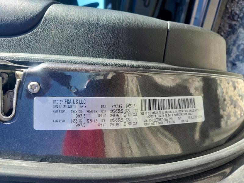 2019 CHRYSLER PACIFICA T 12