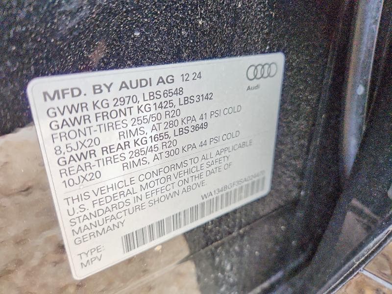 2025 AUDI Q6 E-TRON PRESTIGE 13