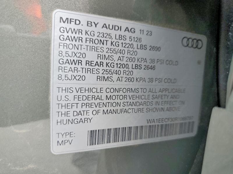 2024 AUDI Q3 PREMIUM PLUS S LINE 45 14