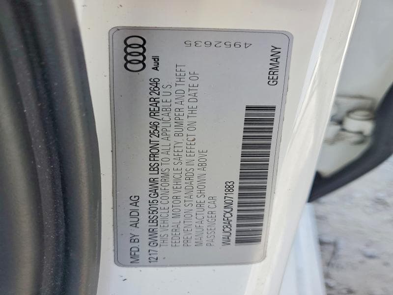 2018 AUDI A6 PREMIUM 23