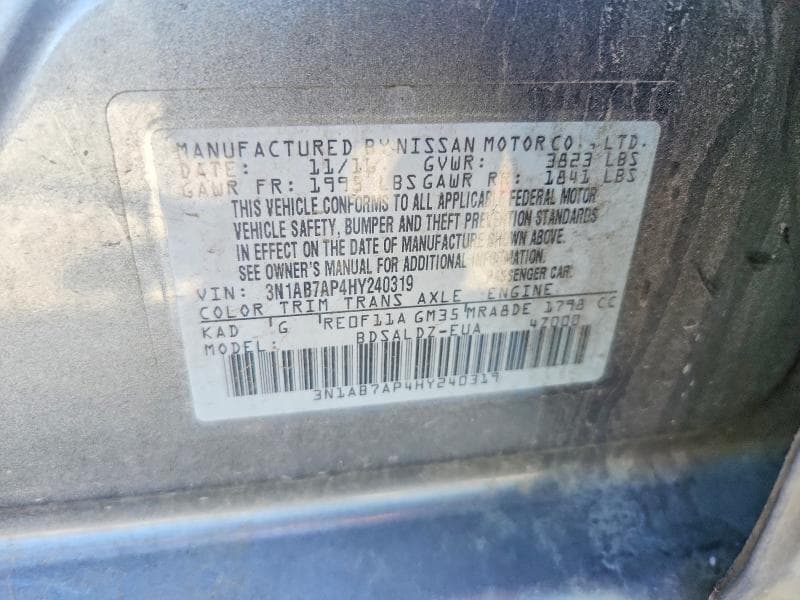 2017 NISSAN SENTRA SV 13