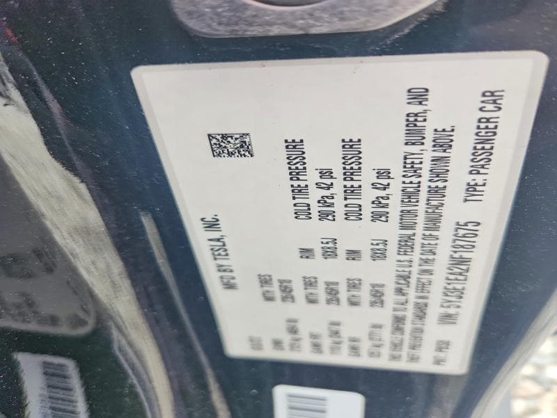 2022 TESLA MODEL 3 12