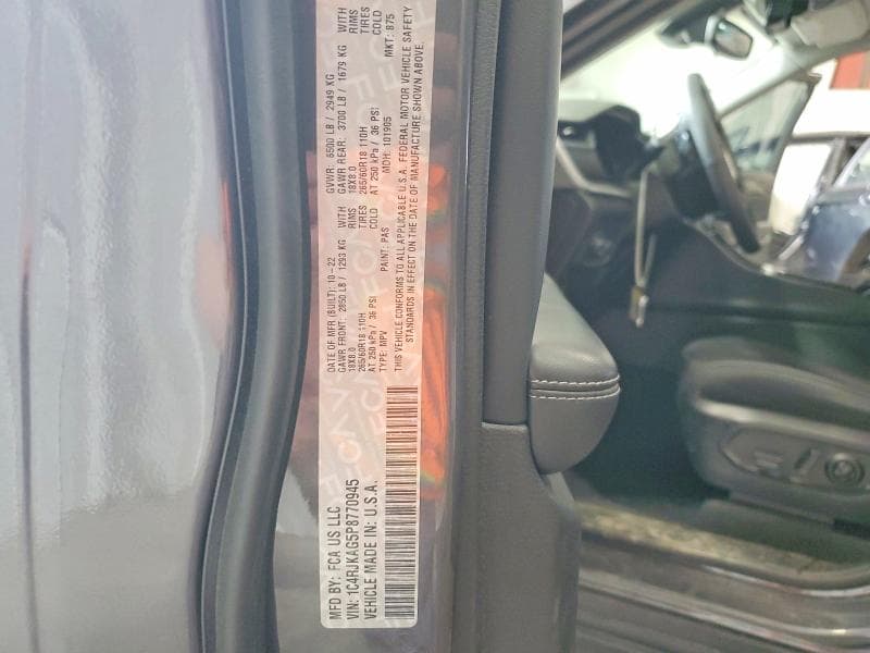 2023 JEEP GRAND CHEROKEE L LAREDO 14