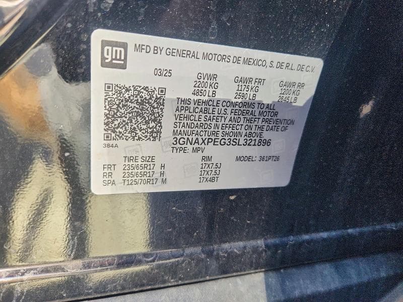 2025 CHEVROLET EQUINOX LT 14