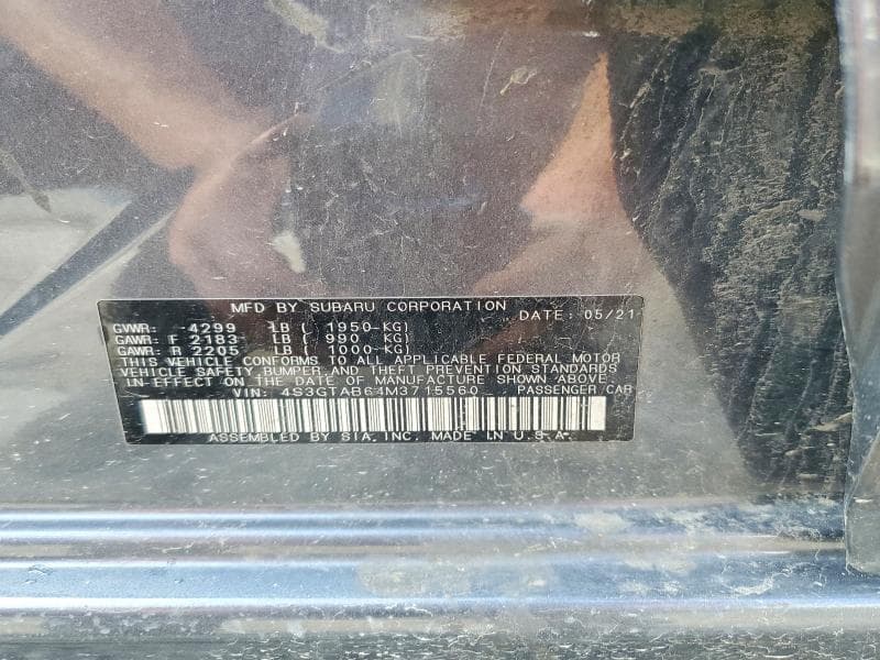 2021 SUBARU IMPREZA 12