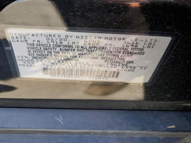 2020 NISSAN KICKS SV 24