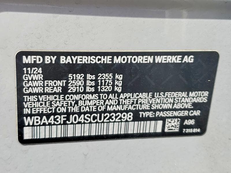 2025 BMW 530 I 12