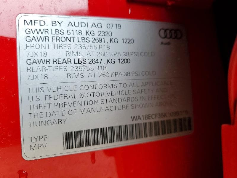 2019 AUDI Q3 PREMIUM PLUS 13