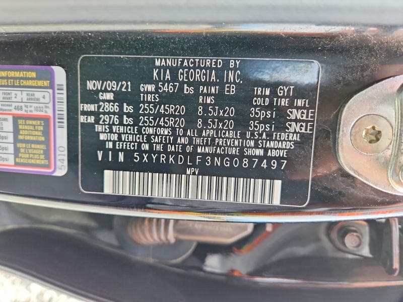 2022 KIA SORENTO SX 14