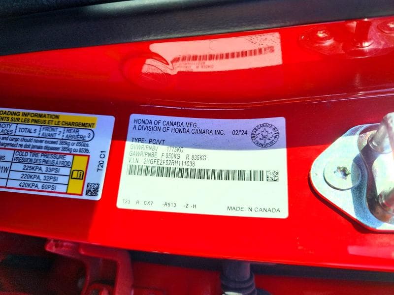 2024 HONDA CIVIC SPORT 12