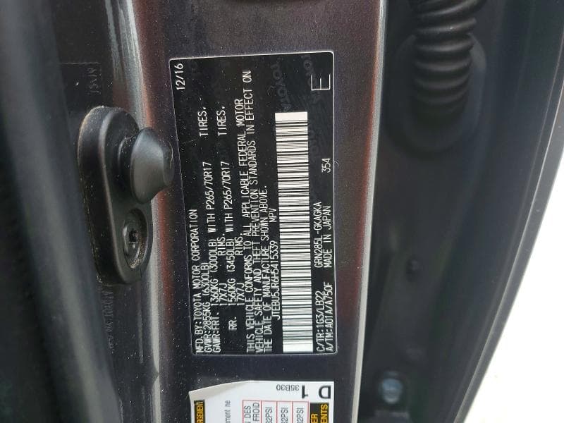 2017 TOYOTA 4RUNNER SR5 PREMIUM 13
