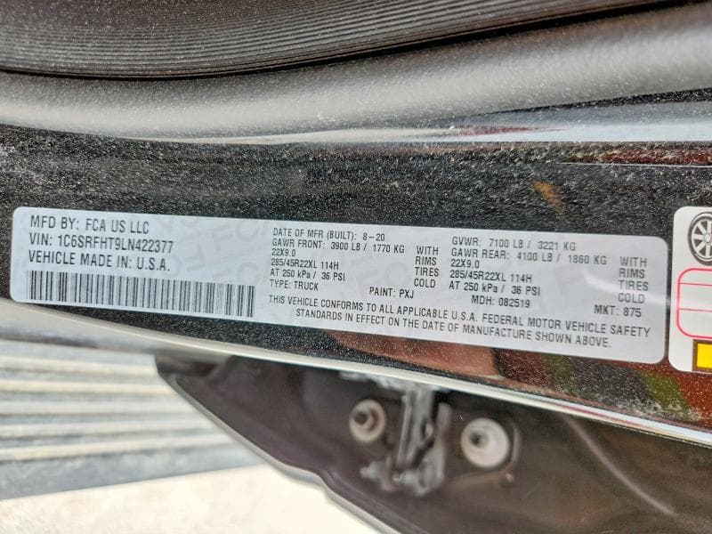 2020 RAM 1500 LIMITED 13