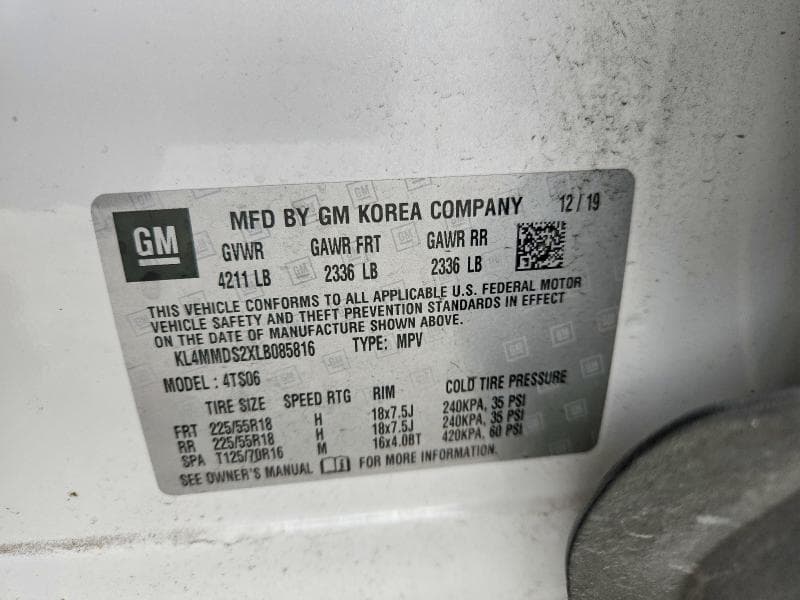 2020 BUICK ENCORE GX SELECT 14