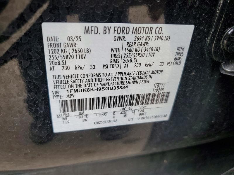 2025 FORD EXPLORER ST-LINE 12