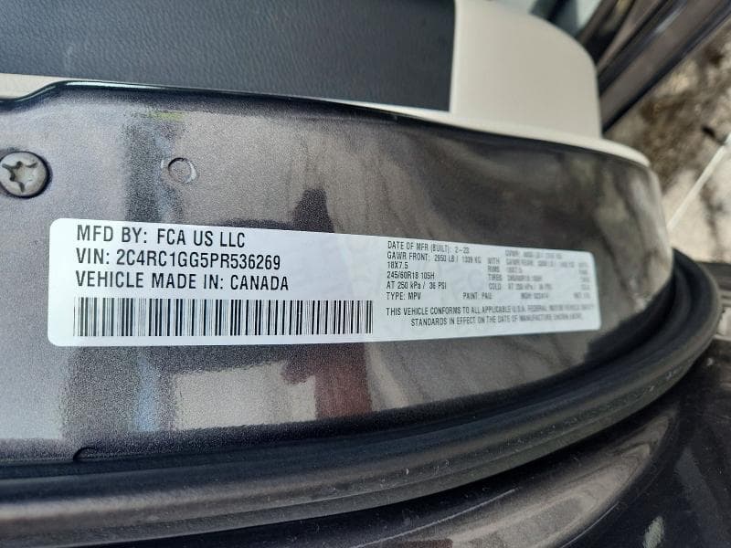 2023 CHRYSLER PACIFICA LIMITED 13