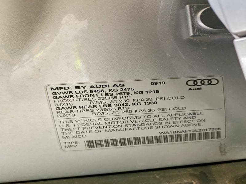 2020 AUDI Q5 PREMIUM PLUS 12