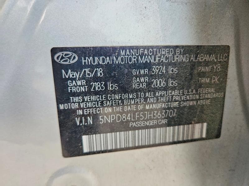 2018 HYUNDAI ELANTRA VALUE EDITION 13