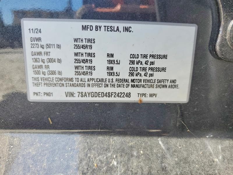 2025 TESLA MODEL Y 13