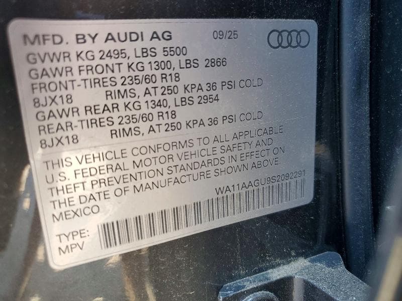 2025 AUDI Q5 PREMIUM 14