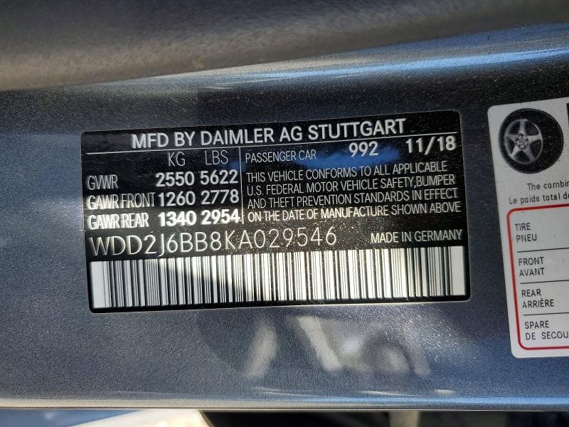 2019 MERCEDES-BENZ CLS AMG 53 4MATIC 12