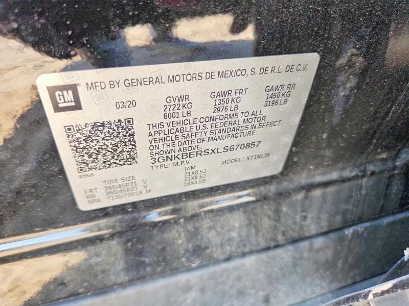 2020 CHEVROLET BLAZER 12