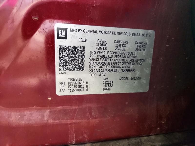 2020 CHEVROLET TRAX 1LT 13