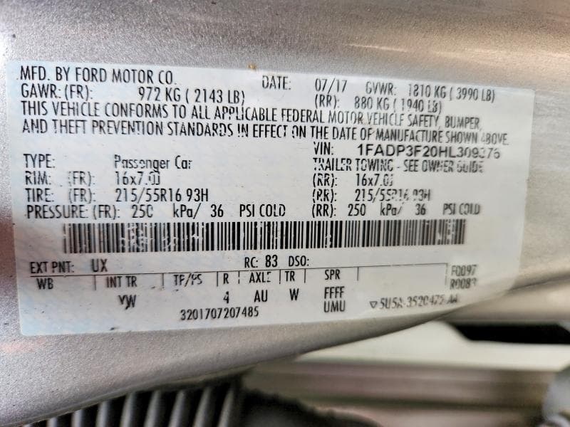 2017 FORD FOCUS SE 13