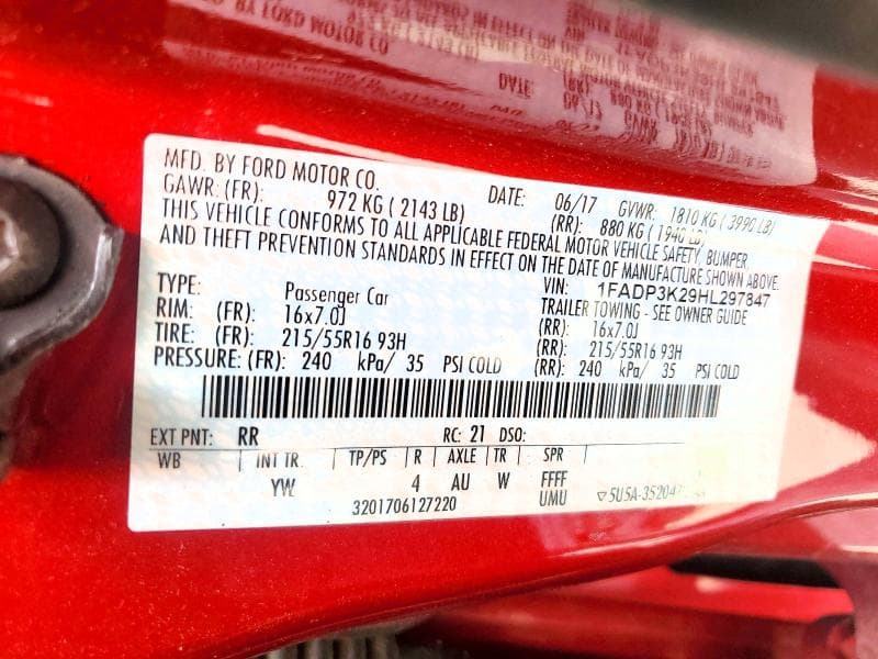 2017 FORD FOCUS SE 12