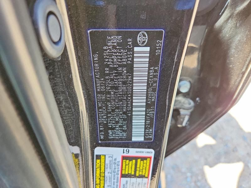 2025 TOYOTA CAMRY LE 13