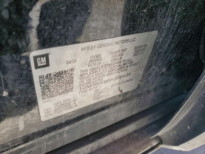2019 CHEVROLET TRAVERSE PREMIER 13