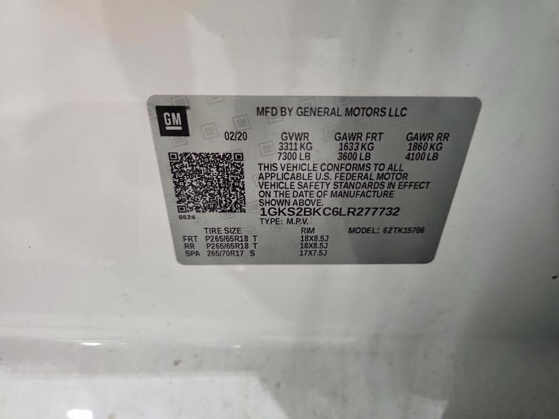 2020 GMC YUKON SLT 14