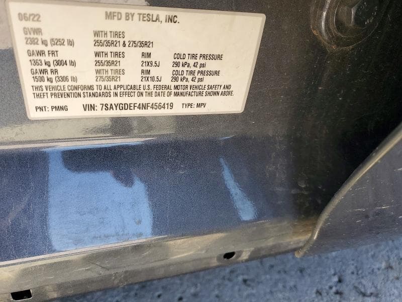 2022 TESLA MODEL Y 12