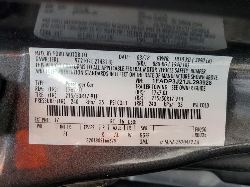 2018 FORD FOCUS TITANIUM 24