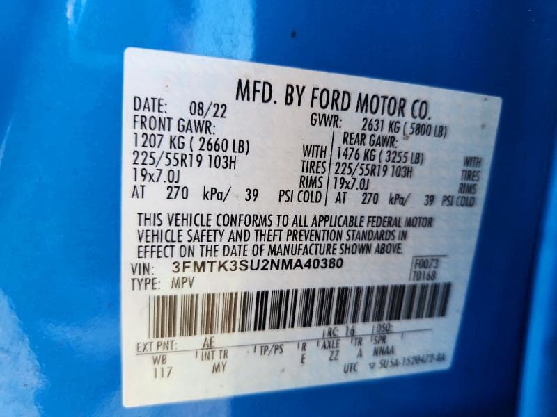 2022 FORD MUSTANG MACH-E PREMIUM 13