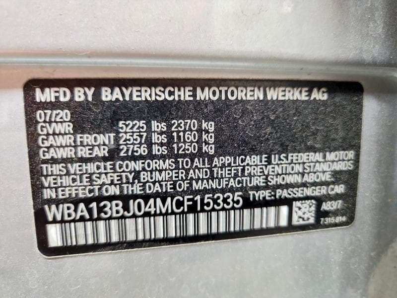2021 BMW 530 XI 13