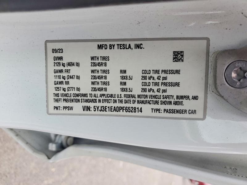 2023 TESLA MODEL 3 23