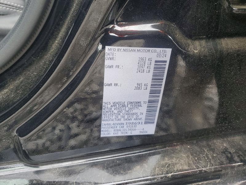 2024 NISSAN ALTIMA SL 12
